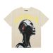 American Retro Skull Print Summer Casual Trend Hip-Hop Washed Short Sleeve T-Shirt_viptrois.com