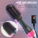 US Plug 1pc Hot Air Comb Three-speed Hot And Cold Wind, Blow And Pull All-in-one, Strong Wind Quick Blow And Dry_viptrois.com