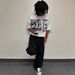 Men's Streetwear Graphic T-Shirt – Oversized Cotton Tee With Graffiti & Vinyl Print For Summer_viptrois.com