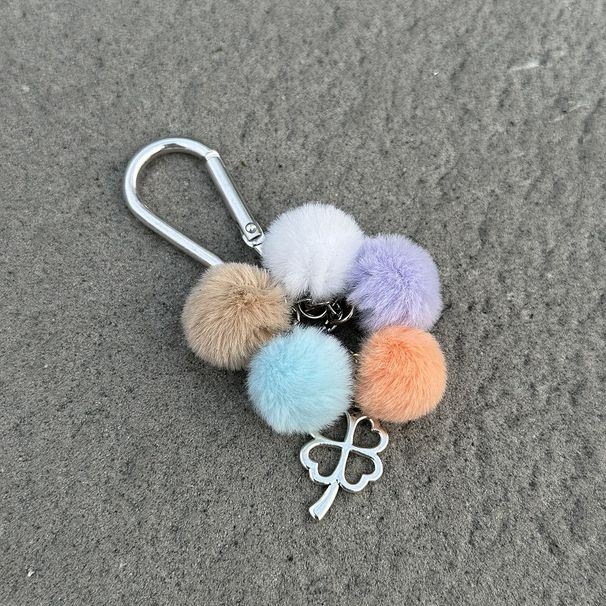 Original Handmade Plush Colorful Multi Element High Value Niche Keychain Doll Pendant Bag Hanging Chain_viptrois.com