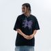 American Style Trendy Brand National Trend Niche Design Butterfly Print Loose Short Sleeve T-Shirt_viptrois.com