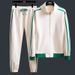 Men's Clothing 2024 New Suit Men's Clothing Spring And Autumn Handsome Men's Clothing With Sports Basketball Sweatshirt And Sweatpants Two-Piece Set_viptrois.com