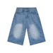 Vintage Washed Denim Shorts For Men – Relaxed Fit, Mid-Length, Straight Leg – Retro Summer Casual Shorts (Multiple Colors & Sizes)_viptrois.com