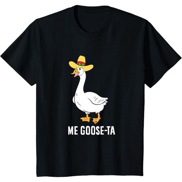 Camiseta Algodón De Manga Corta Me Ta Mexican Funny Spanish Goose Pun T-Shirt_viptrois.com