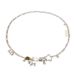 Y2K Layered Waist Chain - Adjustable Love Flower Body Jewelry For Retro Outfits_viptrois.com