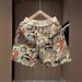 Men's Clothing Summer New Yarn Dyed Jacquard Casual Shorts Trendy Fashion Contrast Color Loose Sports Shorts_viptrois.com