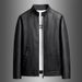 Men's Clothing New Tops Leather Jacket Men's PU Leather Jacket Spring And Autumn Korean Style Trendy Stand Collar Motorcycle Clothes Work Jacket Men_viptrois.com