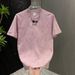 Men's Summer New Trend Solid Color Casual Thin Versatile Breathable Simple Round Neck Short Sleeve T-Shirt_viptrois.com