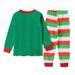 Christmas Santa Claus long home suit children's home suit children's suit Instagram_viptrois.com