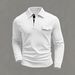 Breathable Checkered Polo Shirt – Button-Up Casual Top With Chest Pocket (Relaxed Fit For Work & Weekend)_viptrois.com
