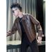 Stylish Streetwear Men's PU Jacket 2025 New Trendy Autumn Winter High-end Fashion Brand Coat_viptrois.com