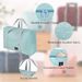 Travel Bag Waterproof Moving Portable Luggage Bag Folding Travel Bag Outdoor Travel Bag Portable Oxford Cloth Luggage Bag_viptrois.com