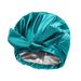 new shower cap women's silk satin inner washing shower cap bath cap double bow waterproof_viptrois.com