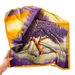 Purple Tree 70cm Twill Scarf Fashion and Temperament Square Scarf Women's Autumn and Winter Shawl Neckband Pattern Light_viptrois.com