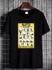 Wanted Kamasutra Position Short Sleeve White Men T Shirt D403 Graphic Soft Versatile Top For Everyday Wear Unisex Breathable Streetwear Summer_viptrois.com