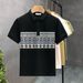 2025 Summer Fashion Splicing Color Contrasting Men's Short Sleeve Polo Shirt New Trendy Collar Casual Premium Top_viptrois.com