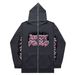 Hoodie Sweatshirt Gothic High Street Full Zipper Oversized Unisex Streetwear Y2 Jacket_viptrois.com