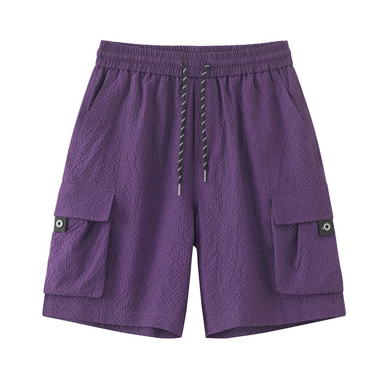 Men's Clothing Summer Fashion High Street Sports High End Pants Casual Five Point Pants_viptrois.com