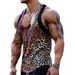 Men's Clothing Summer New Leopard Print Shirt Casual Fashion Men's Tops_viptrois.com