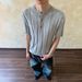 Men's Slim Fit Knitted T-Shirt Henley Collar Short Sleeve Summer New Style Business Commuter Versatile Top_viptrois.com