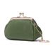 Women's Wallet & Men's Wallet Retro Clip Coin Purse Compact Portable Key Bag Pu Solid Color Coin Storage Bag_viptrois.com