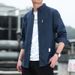 Men's Clothing Casual Long Sleeve Shirt - Breathable Polyester Slim Fit Button Down Shirt For Teens & Adults (White, Navy, Sky Blue, Gray, Red)_viptrois.com