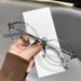 Women's Eyewear Frames Nerd Glasses Zhang Myopia Glasses Anti Blue Light Oval Retro Tortoise Shell Female Tr90 Frame_viptrois.com
