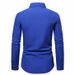Men's Slim Fit Long Sleeve Shirt – Premium Cotton Blend Casual Button Down (8 Colors) – Versatile Office & Streetwear Essential_viptrois.com