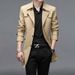 Men's Clothing spring and autumn style windbreaker men's youth men's casual mid length jacket_viptrois.com