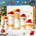 Turmeric & Vitamin C Set, 5 In 1 With Cleanser, Serum, Face Eye Cream, Toner, Facial Care Kit Women, Skincare Gift Set_viptrois.com