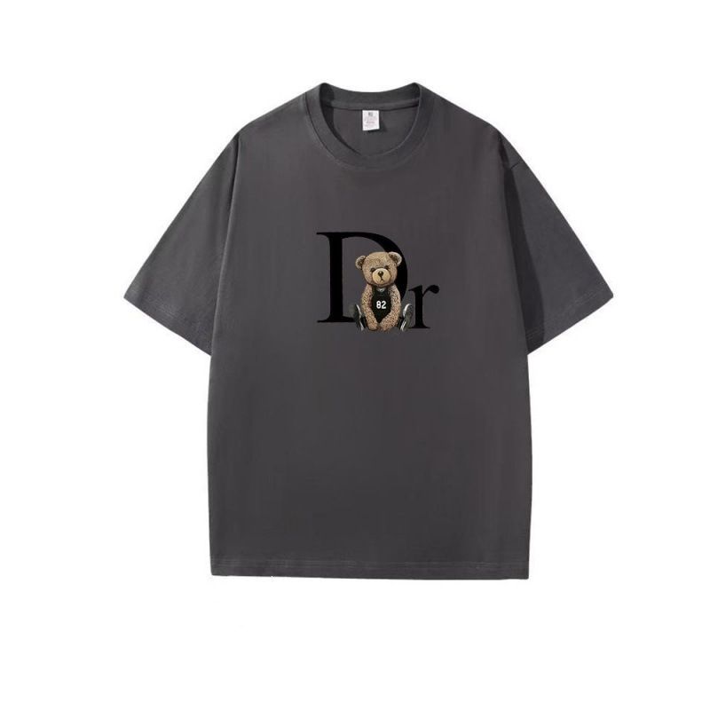 Summer Casual Cotton T-Shirt Round Neck Short Sleeve For Men And Women Loose Fit Sports Inner Top Trendy American Style_viptrois.com