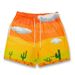 Men's New Digital 3D Printed Shorts Muscular Men Sports Quarter Pants Large Mesh Breathable European and American Cross-Border_viptrois.com