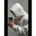 Men's Clothing Auticup Spring Boxy Version Tailoring Hooded Pullover Sweater Loose Solid Color All Match Men And Women_viptrois.com