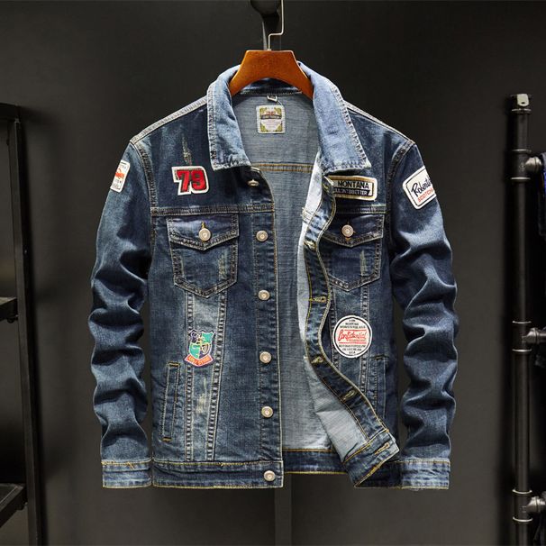 Men's Clothing Large Size Jacket Denim Coat Fashion Men's Youth New Denim Top_viptrois.com