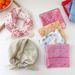 55 Cotton Linen Polka Dot Small Square Women, Korean Style Fashionable Versatile Neck Scarf, Hair Band, Fashion Scarf_viptrois.com