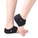 Breathable Heel Socks For Indoor & Outdoor Use - Anti-Slip Comfort Foot Protectors With Soft Cushioning (Black With Red Lining, One Size Fits All)_viptrois.com