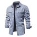 Man's clothing Denim Coat Jacket Trend Coat Casual wash denim top_viptrois.com