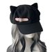Cat Ear Duckbill Cap Star Heart Y2K Leather Buckle Subculture Face Slimming Cute Anime Beret_viptrois.com