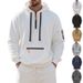 Men's Clothing Hooded Heavyweight Plus Velvet Pullover Men's Sports Casual Jacket Men_viptrois.com