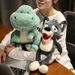 Hot Style Dinosaur Carrying Wolf Doll Doll Funny Homophonic Cute Pet Plush Pillow To Send Friends Creative Gift_viptrois.com