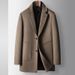 Men's Clothing autumn and winter suit collar detachable Silk cotton vest youth business double sided woolen casual jacket_viptrois.com