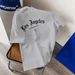 Cross-border Men's Los Angeles Pattern T-Shirt - Casual And Versatile Round Neck Suitable For Summer_viptrois.com