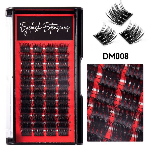 Lash Extension Set Large Capacity Single Tufted Hair Section False Eyelashes Naturally Thick Lashes_viptrois.com