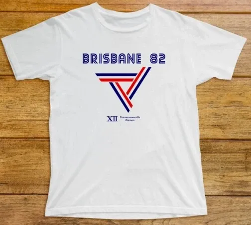 Brisbane 82 T Shirt Mens Womens Tees Top 755 Sport Australia Commonwealth Games Athletics Gold Coast_viptrois.com