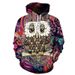 2024 Men's Casual Children's Sweatshirt 3D Printed Hoodie Animal Owl_viptrois.com