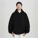 Pure 500G Heavyweight Button For Men, Spring And Autumn Style, Trendy Loose Casual Solid Color Versatile American Style_viptrois.com