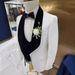 Men's Clothing Suit Boutique Cross Border Foreign Trade Hot Diamond Men's Wedding Casual Host Suit 3 Piece Suit 3piss_viptrois.com