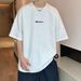 Avocado 320gt T-shirt For Men's American Suede Short Sleeved Oversized Small Neckline And 3/4 Sleeves_viptrois.com