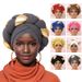 New Twisted Golden Braids Ladies Fashionable And Elegant Headscarf Hat_viptrois.com