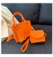 Felt Diamond Pattern Solid Color Small Square Handbag Three Piece Mother And Child Bag 2023 Popular Shoulder Messenger Casual Women's Bag_viptrois.com